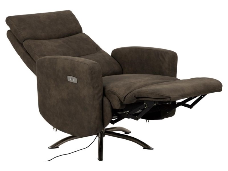 Fotel / recliner Kamares antracytowy - ACTONA